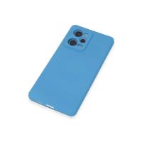 Newface Xiaomi Redmi Note 12 Pro 5G Kılıf Nano içi Kadife Silikon - Mavi