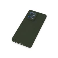 Newface Xiaomi Redmi Note 12 Pro 5G Kılıf Nano içi Kadife Silikon - Koyu Yeşil