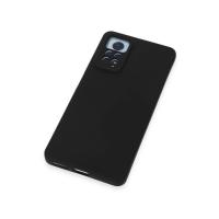 Newface Xiaomi Redmi Note 12 Pro 4G Kılıf Nano içi Kadife Silikon - Siyah