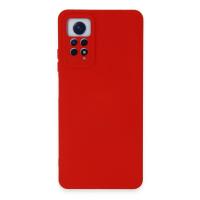 Newface Xiaomi Redmi Note 12 Pro 4G Kılıf Nano içi Kadife Silikon - Kırmızı
