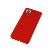 Newface Xiaomi Redmi Note 12 Pro 4G Kılıf Nano içi Kadife Silikon - Kırmızı