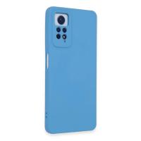 Newface Xiaomi Redmi Note 12 Pro 4G Kılıf Nano içi Kadife Silikon - Mavi