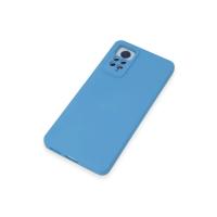 Newface Xiaomi Redmi Note 12 Pro 4G Kılıf Nano içi Kadife Silikon - Mavi