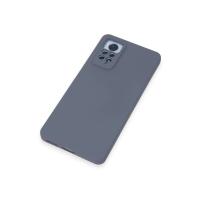 Newface Xiaomi Redmi Note 12 Pro 4G Kılıf Nano içi Kadife Silikon - Gri