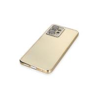 Newface Xiaomi Redmi Note 12 4G Kılıf Razer Lensli Silikon - Gold