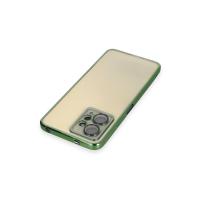 Newface Xiaomi Redmi Note 12 4G Kılıf Razer Lensli Silikon - Yeşil