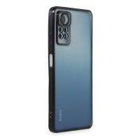 Newface Xiaomi Redmi Note 12 Pro 4G Kılıf Razer Lensli Silikon - Siyah