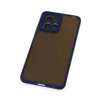 Newface Xiaomi Redmi Note 12 4G Kılıf Montreal Silikon Kapak - Lacivert