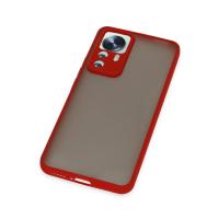 Newface Xiaomi Mi 12T Pro Kılıf Montreal Silikon Kapak - Kırmızı