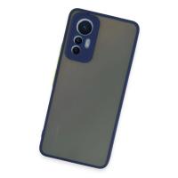 Newface Xiaomi Mi 12 Lite Kılıf Montreal Silikon Kapak - Lacivert