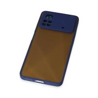 Newface Xiaomi Poco X4 Pro 5G Kılıf Montreal Silikon Kapak - Lacivert