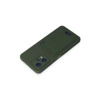 Newface Xiaomi Poco X5 5G Kılıf Kelvin Kartvizitli Silikon - Koyu Yeşil