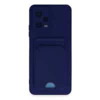 Newface Xiaomi Poco X5 5G Kılıf Kelvin Kartvizitli Silikon - Lacivert