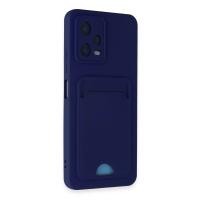 Newface Xiaomi Poco X5 5G Kılıf Kelvin Kartvizitli Silikon - Lacivert