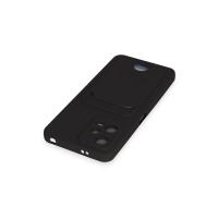 Newface Xiaomi Poco X5 5G Kılıf Kelvin Kartvizitli Silikon - Siyah