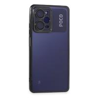 Newface Xiaomi Poco X5 Pro 5G Kılıf Razer Lensli Silikon - Siyah