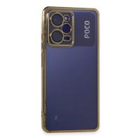 Newface Xiaomi Poco X5 Pro 5G Kılıf Razer Lensli Silikon - Gold