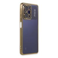 Newface Xiaomi Poco X5 Pro 5G Kılıf Razer Lensli Silikon - Gold