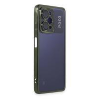 Newface Xiaomi Poco X5 Pro 5G Kılıf Razer Lensli Silikon - Yeşil