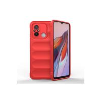 Newface Xiaomi Redmi 12C Kılıf Optimum Silikon - Kırmızı