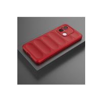 Newface Xiaomi Redmi 12C Kılıf Optimum Silikon - Kırmızı