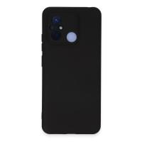 Newface Xiaomi Redmi 12C Kılıf Nano içi Kadife Silikon - Siyah