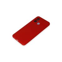 Newface Xiaomi Redmi 12C Kılıf Nano içi Kadife Silikon - Kırmızı