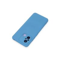 Newface Xiaomi Redmi 12C Kılıf Nano içi Kadife Silikon - Mavi