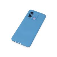 Newface Xiaomi Redmi 12C Kılıf Nano içi Kadife Silikon - Mavi