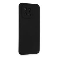 Newface Xiaomi Mi 13 Kılıf Nano içi Kadife Silikon - Siyah