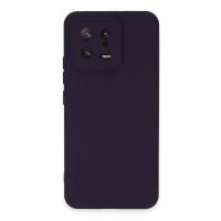 Newface Xiaomi Mi 13 Kılıf Nano içi Kadife Silikon - Mor