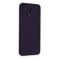 Newface Xiaomi Mi 13 Kılıf Nano içi Kadife Silikon - Mor
