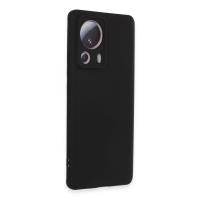 Newface Xiaomi Mi 13 Lite Kılıf Nano içi Kadife Silikon - Siyah