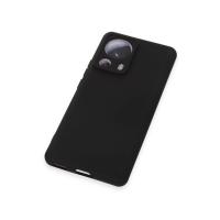 Newface Xiaomi Mi 13 Lite Kılıf Nano içi Kadife Silikon - Siyah