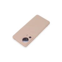 Newface Xiaomi Mi 13 Lite Kılıf Nano içi Kadife Silikon - Pudra