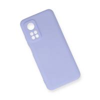 Newface Xiaomi Mi 10T Kılıf Nano içi Kadife Silikon - Lila