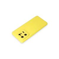 Newface Xiaomi Mi 13 Pro Kılıf Nano içi Kadife Silikon - Sarı