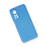 Newface Xiaomi Mi 10T Kılıf Nano içi Kadife Silikon - Mavi