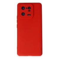 Newface Xiaomi Mi 13 Pro Kılıf Nano içi Kadife Silikon - Kırmızı