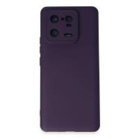 Newface Xiaomi Mi 13 Pro Kılıf Nano içi Kadife Silikon - Mor