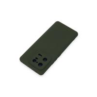 Newface Xiaomi Mi 13 Pro Kılıf Nano içi Kadife Silikon - Koyu Yeşil