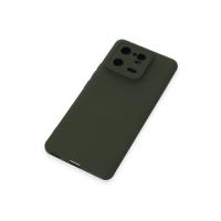 Newface Xiaomi Mi 13 Pro Kılıf Nano içi Kadife Silikon - Koyu Yeşil