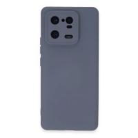 Newface Xiaomi Mi 13 Pro Kılıf Nano içi Kadife Silikon - Gri
