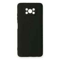 Newface Xiaomi Pocophone X3 Kılıf Nano içi Kadife Silikon - Siyah