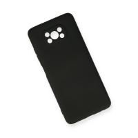 Newface Xiaomi Pocophone X3 Kılıf Nano içi Kadife Silikon - Siyah