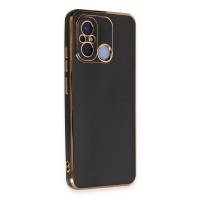 Newface Xiaomi Redmi 12C Kılıf Volet Silikon - Siyah