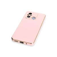 Newface Xiaomi Redmi 12C Kılıf Volet Silikon - Pembe