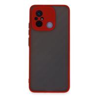 Newface Xiaomi Redmi 12C Kılıf Montreal Silikon Kapak - Kırmızı