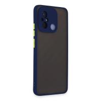 Newface Xiaomi Redmi 12C Kılıf Montreal Silikon Kapak - Lacivert