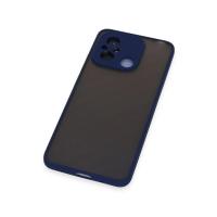 Newface Xiaomi Redmi 12C Kılıf Montreal Silikon Kapak - Lacivert